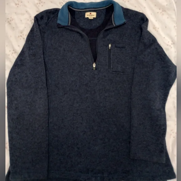 🖤🍂 Woolrich Quarter Zip - Picture 1 of 12